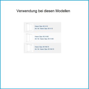 Hawa Einfachlaufschiene Clipo 26/36 - Clipo 26/36, Alu eloxiert, zum Schrauben, L= 6000 mm – Bild 3