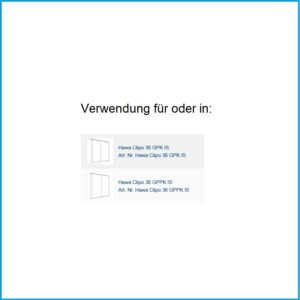 Hawa Doppellaufschiene Clipo 26/36 - Alu eloxiert, zum Schrauben, L= 6000 mm – Bild 2