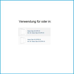 Hawa Doppellaufschiene Clipo 26/36 - Alu eloxiert, zum Schrauben, L= 2500 mm – Bild 2
