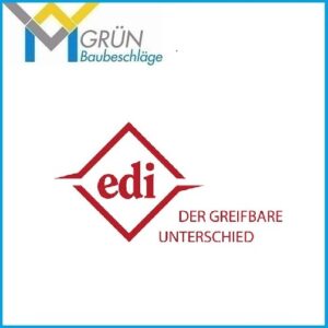 Metalltürknöpfe-Edi-Alu