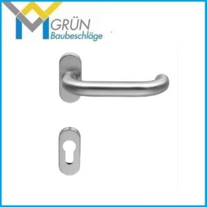 Metalltürdrücker-Normbau 41-8 mm Vierkant