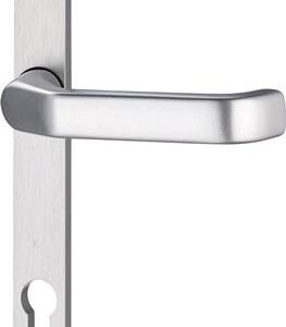 NW Edi Schmalrahmengarnitur/Profiltürgarnitur  - silber Atlas 1200/0026 Alu.F1 PZ f.TS 68-73mm EDI – Bild 1