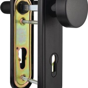 NW Bever Feuerschutzwechselgarnitur schwarz - FS-Garnitur 81PR Ku.sw TS 40-66mm PZ rd DIN L/R BEVER – Bild 1