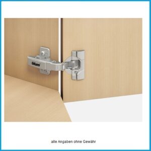 Blum Winkelscharnier +45° max. aufschlagend mit Blumotion - 79B9458 Clip top zum Schrauben – Bild 3