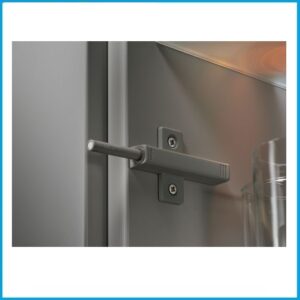 Blum Adapterplatte für Tip On lang Kreuz platin grau  - lang Kreuz platin grau 956A1501 – Bild 2