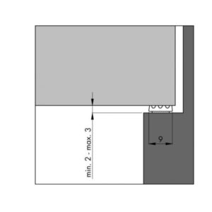 Elton Renovierungsdichtung Ellenflex K - 7,5 mtr weiss Luft 2 - 3 mm – Bild 1