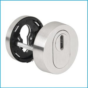 Hermat Schutzrosette rund Kernziehschutz  - Edelstahl 10-17mm Hermat 2038.KS – Bild 1