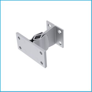 KWS Türfeststeller 1072.02  - 1072.02 silber beschichtet Türmontage KWS – Bild 1
