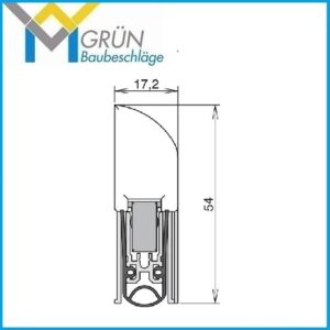 Athmer-Bodentürdichtung-Schall EX L 15