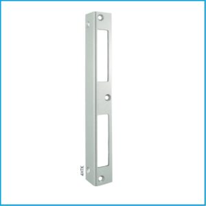 Bever Winkelschliessblech Falle/Riegel 4HTK - 22 x 22 x 200mm silber kantig – Bild 1