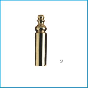 Otlav Übersteckhülsen für 3D Bänder - 16 mm gold glanz mit Zierkopf – Bild 1